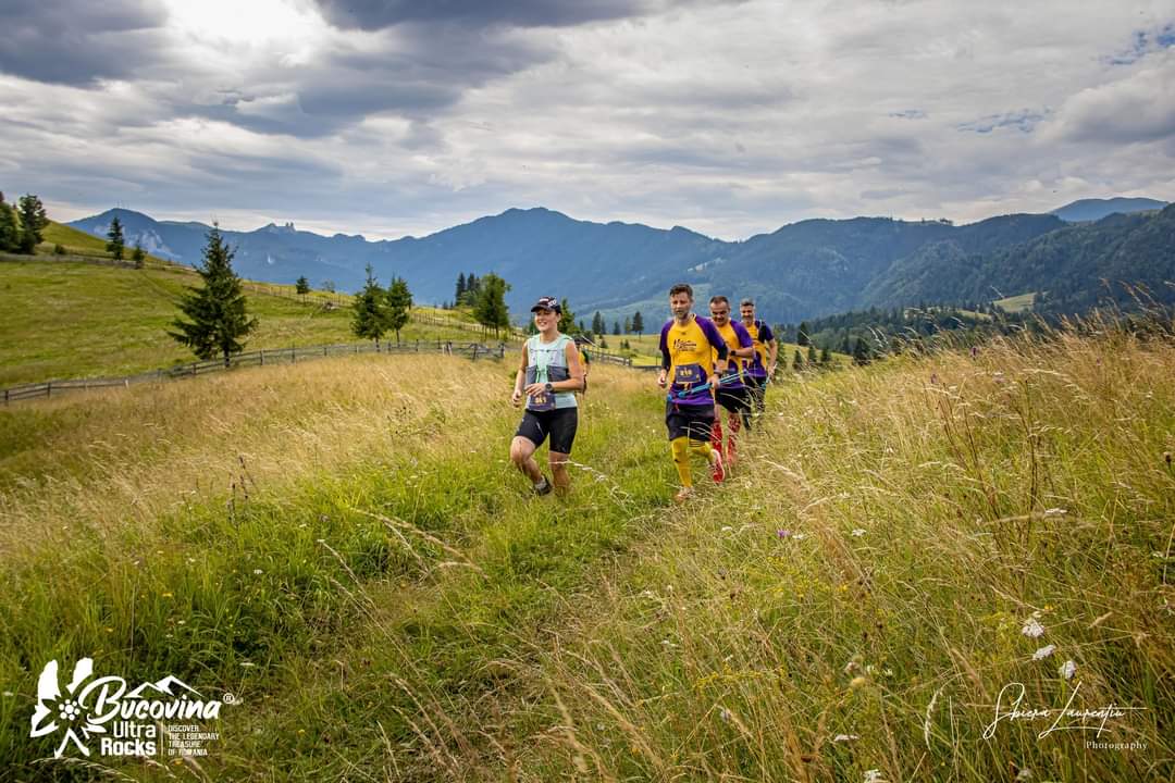 Trail runner near the Aconcagua